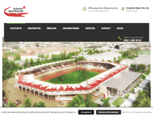 Tablet Screenshot of erfurter-sportbetrieb.de